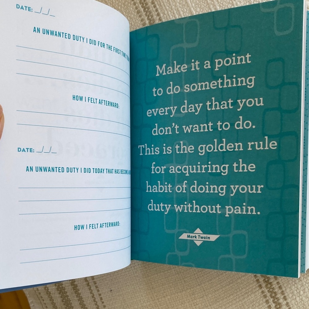 Blue Mindfulness Journal - Picture 6 of 8
